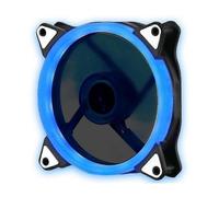 (Blue) Mute RGB LED Light Cooling Fan Heat Dissipation Heatsink for Computer PC Case