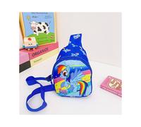 (Blue)My Little Pony Friendship Is Magic Adorable Kids Pecho Pack Jugar Transpirable