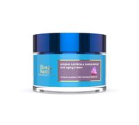 Blue Nectar Anti Ageing Day and Night Brightening Face Cream for Wrinkles with Pure Saffron Sandalwood (No Parabens or Mineral Oil) (50GM)