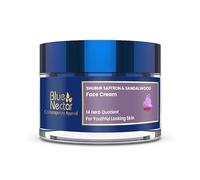 Blue Nectar Anti Ageing Day and Night Brightening Face Cream for Wrinkles with Pure Saffron Sandalwood (No Parabens or Mineral Oil) (50GM)