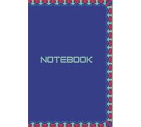 Blue Notebook: Features a border around the entire cover, inside has 120 lined and numbered pages