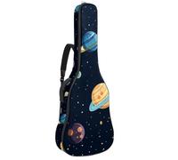 Blue Ocean - Bolsa acolchada para guitarra acústica subacuática, funda protectora para bajo eléctrico, guitarra clásica, Multicolor 09, 42.9x16.9x4.7 in, Mochila informal