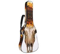 Blue Ocean - Funda acolchada para guitarra acústica, diseño de tortuga submarina, Multicolor 03., 42.9x16.9x4.7 in, Mochila casual