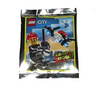 BLUE OCEAN LEGO City Fireman con drone - Juego de papel de aluminio 952002 (en bolsa)