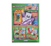 Blue Ocean LEGO Minecraft Serie 3 ON FIRE Trading Cards Multipack - 4 Boosters con 24 cartas + 1 edición limitada