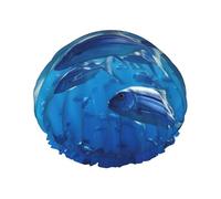 Blue Ocean Underwater Fish1 - Cubierta de baño para mujer, reutilizable, doble capa impermeable, gorros de ducha para mujeres y mujeres
