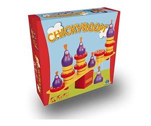Blue Orange | Chickyboom | Juego de Mesa | A Partir de 4 Años | De 2 a 4 Jugadores | 10 Minutos por Partida | Multilenguaje (Incluye Español)