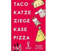 Blue Orange, Taco Gato Cabra Queso Pizza (FIFA Edition), Juego de Fiesta, Juego de Cartas, 2-8 Jugadores, a Partir de 8 años, 10 Minutos, alemán