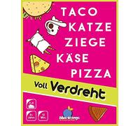 Blue Orange | Taco Gato Cabra Queso Pizza: Totalmente Torcido | Juego de Fiesta | Juego de Cartas | 2-8 Jugadores | A Partir de 8 años | 10 Minutos | Alemán