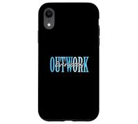Blue Outwork Everybody Blue Gráfico Carcasa para iPhone XR