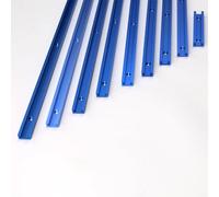 Blue Oxidation - Ranura en T de 100 a 1220 mm, ranura en T, ranura para fijación de tornillo, 19 x 9,5 mm, para sierra de mesa, herramienta para carpintería (1000 mm)