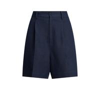 Blue Pantalón corto Tracy de lino plisado EU 42