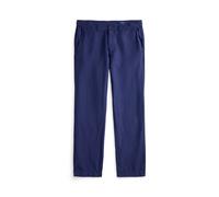 Blue Pantalón de algodón y lino Classic Fit 34