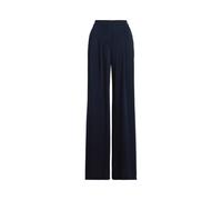 Blue Pantalón plisado de punto elástico 42