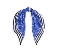 Blue Pañuelo cuadrado de rayas con anclas TALLA ÚNICA