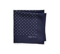 Blue Pañuelo de bolsillo de seda con lunares TALLA ÚNICA