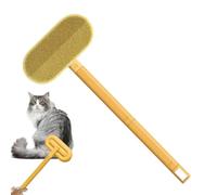 Blue Pet Hair Remover, Reusable Portable Lint Cleaner, Long Handle Sofa Scraper System, Quality Silicone Brush, Sturdy Build Design, Anti Static Cleaning Style, Home Furniture and Daily Uses