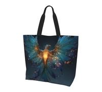 Blue Phoenix Light - Bolso bandolera reutilizable para mujer, resistente y duradero para viajes diarios