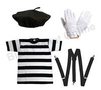 Blue Planet Online - Disfraz de mimo para hombre