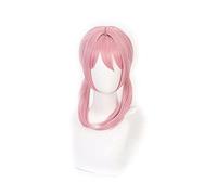 Blue Poison Cosplay Peluca Juego Arknights Rosa Doble Colas de Caballo Pelo Artificial Resistente al Calor Peruca Anime Disfraz Pelucas