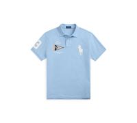 Blue Polo con Big Pony Custom Slim Fit XS