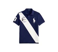 Blue Polo Custom Slim Fit con Big Pony S