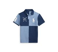 Blue Polo Custom Slim Fit con Big Pony S