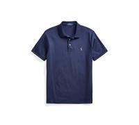 Polo recto custom fit de punto interlock Hombre Talla M. Color Azul