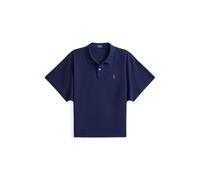 Blue Polo de piqué con mangas dolman L