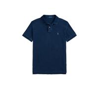 Blue Polo de piqué Custom Slim Fit índigo L