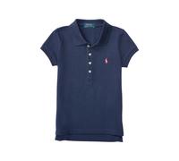 Blue Polo de piqué de algodón elástico 3 AÑOS