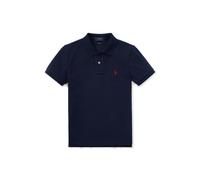 Blue Polo de piqué de algodón Slim Fit M