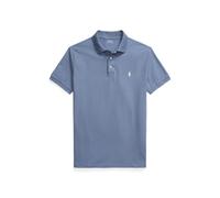 Blue Polo de piqué elástico Custom Slim Fit M
