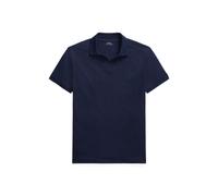 Blue Polo de piqué elástico Custom Slim Fit XL