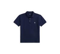 Blue Polo de piqué elástico Custom Slim Fit XXL