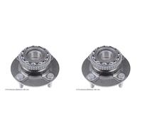 BLUE PRINT 2x Cubo Kit Cojinete de Rueda Trasero para Kia Cerato Hyundai Elantra