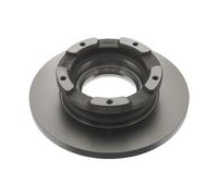 2x Disco de freno Eje trasero macizo ADF124318 BLUE PRINT para FORD