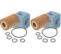 Blue Print Filtro de aceite de papel ADW192103, paquete de uno para Opel, Chevrolet, Vauxhall, compatible con Astra, Corsa, Meriva, Zafira, Cruze, Trax (Paquete de 2)