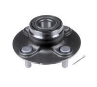 BLUE PRINT Juego de cojinete de rueda ADN18349 Eje trasero, derecha Eje trasero izquierda 27mm Diámetro exterior: 62mm Rodamiento a bolas de contacto angular Rodamiento integrado en buje de rueda con