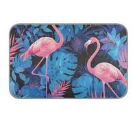 Blue Rainforest Flamingo Summer Cooling para perros, camas para gatos de exterior para gatos al aire libre, tapete antideslizante Frio para Perros M