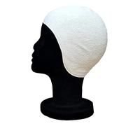 Blue Reef Diseño 3D de goma moldeada estilo vintage original para mujer, clásico retro, gorro de natación de talla única para adultos pequeños (margarita blanca)