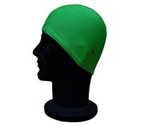 Blue Reef Gorro de natación de elastano elástico, antidesgarros, de fácil ajuste, liso, no impermeable, de lujo, para todas las edades a partir de 3 años (verde oscuro)