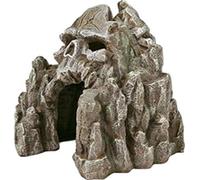Blue Ribbon Exotic Environments - Adorno para Acuario de montaña, diseño de Calavera, pequeño, 5 - 1/2 Pulgadas por 6 Pulgadas por 6 Pulgadas