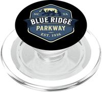 Blue Ridge Parkway Est 1936 - Figura decorativa, diseño de oso PopSockets PopGrip para MagSafe