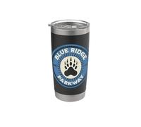 Blue Ridge Parkway NC VA USA - Diseño de pata de oso Vaso térmico de acero inoxidable de doble pared