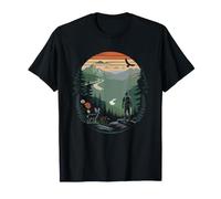Blue Ridge Parkway Senderista Mirador Virginia Carolina del Camiseta