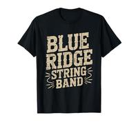 Blue Ridge String Band Old Time Fiddle Music Heritage Badge Camiseta