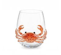 Blue Ringed Octopus Glassware, 3D Octopus Stemless Wine Glass, Marine Animal Drinkware For Coastal Home Bar Decor (5)