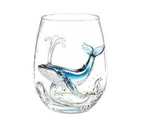 Blue Ringed Octopus Glassware - 420ml Clear Novelty Coastal, Marine Animal