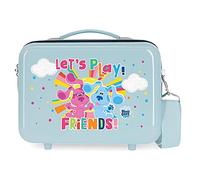 Blue´s Clues and you Neceser Adaptable con Bandolera Azul 29x21x15 cms Rígido ABS 9,14L